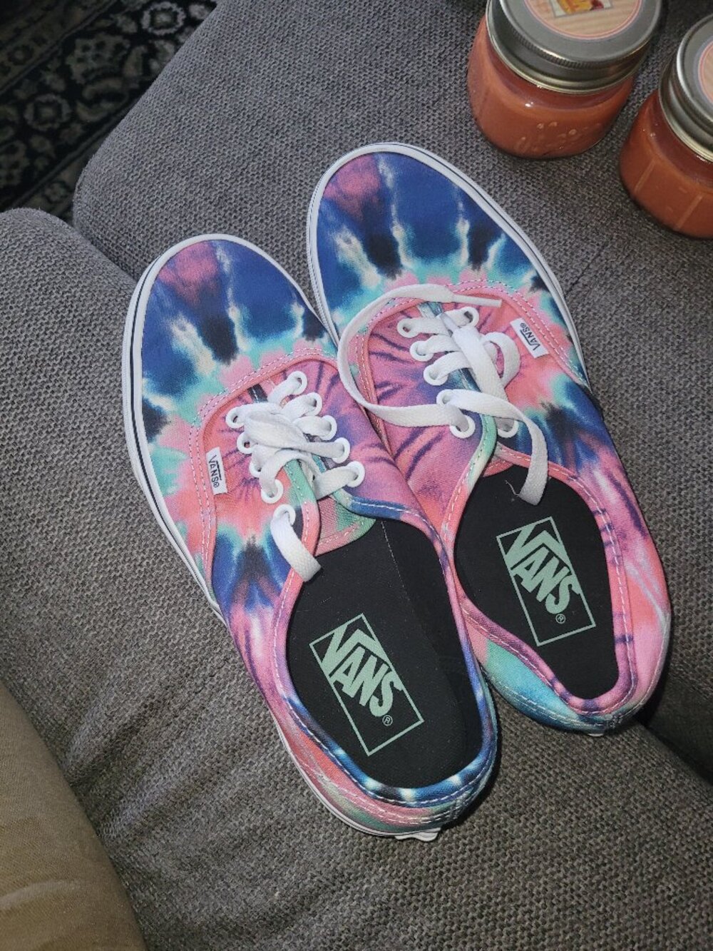 Van's Tie Dyed Lace Ups